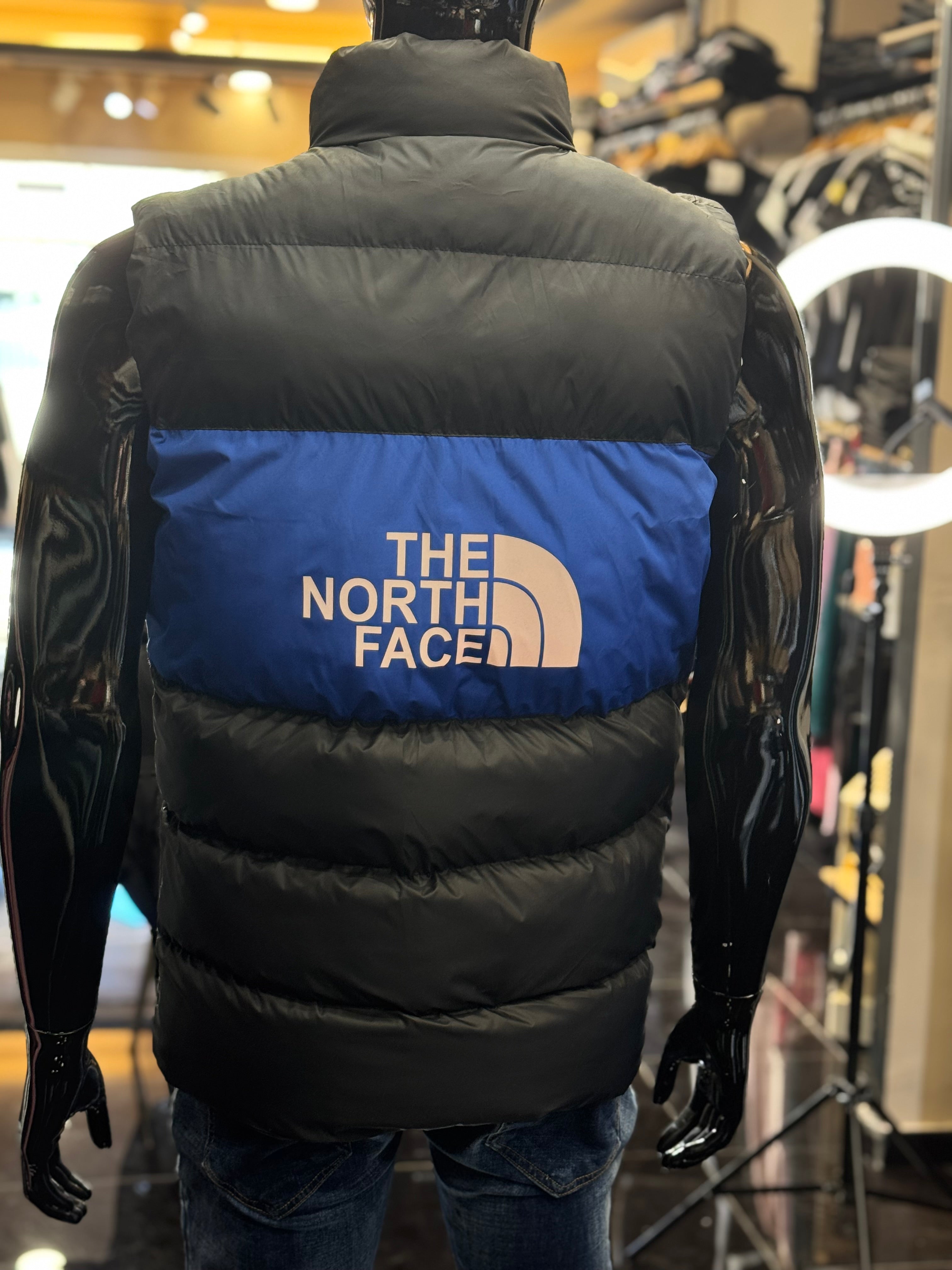 THE NORTH FACE VEST BLACK & BLUE D-98
