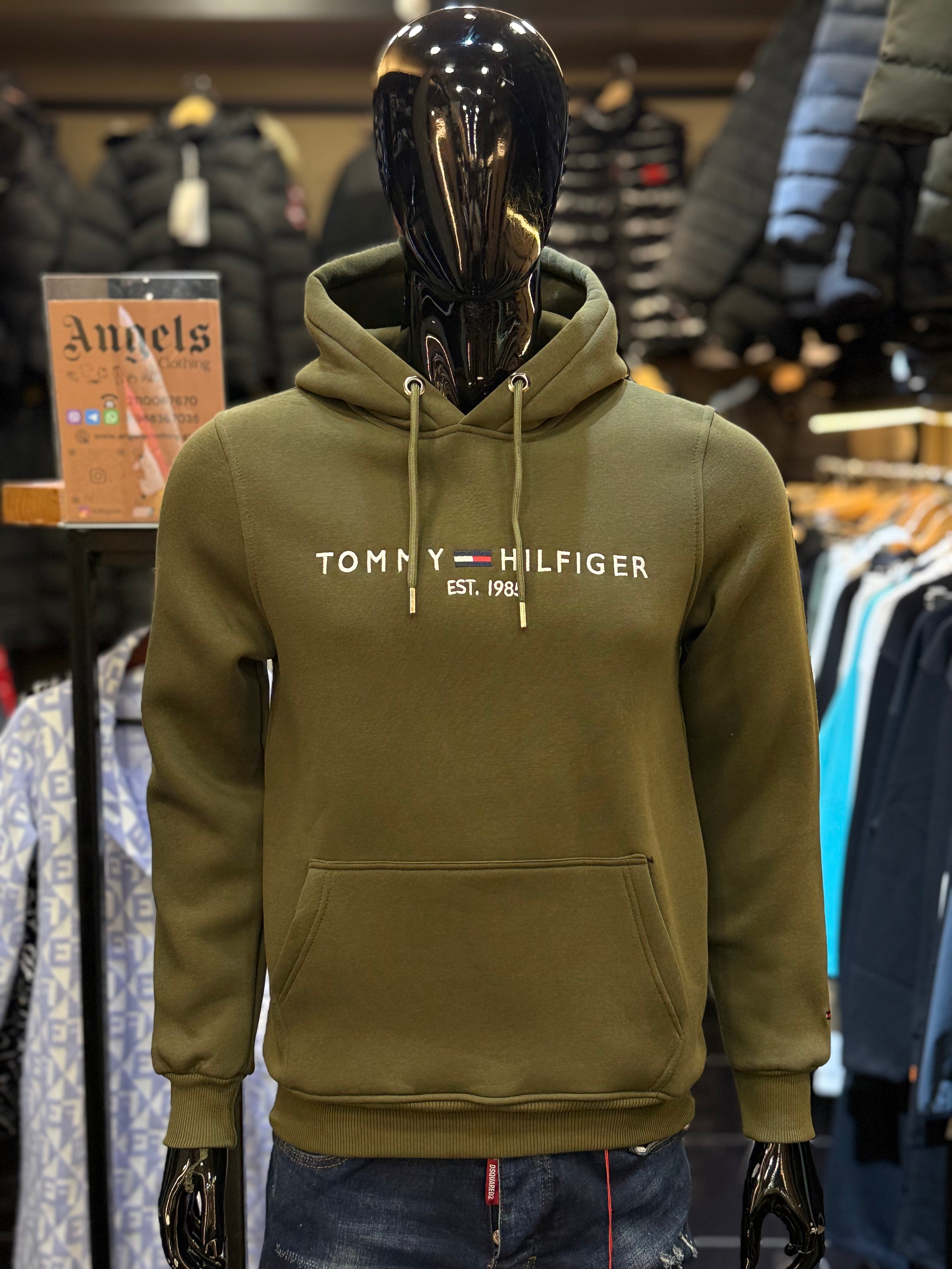 TOMMY HILFIGER  Φούτερ χακί RR 711