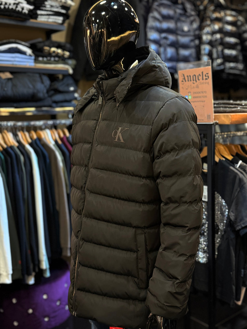 CALVIN KLEIN  μαύρο PLUS SIZE VJ- 722