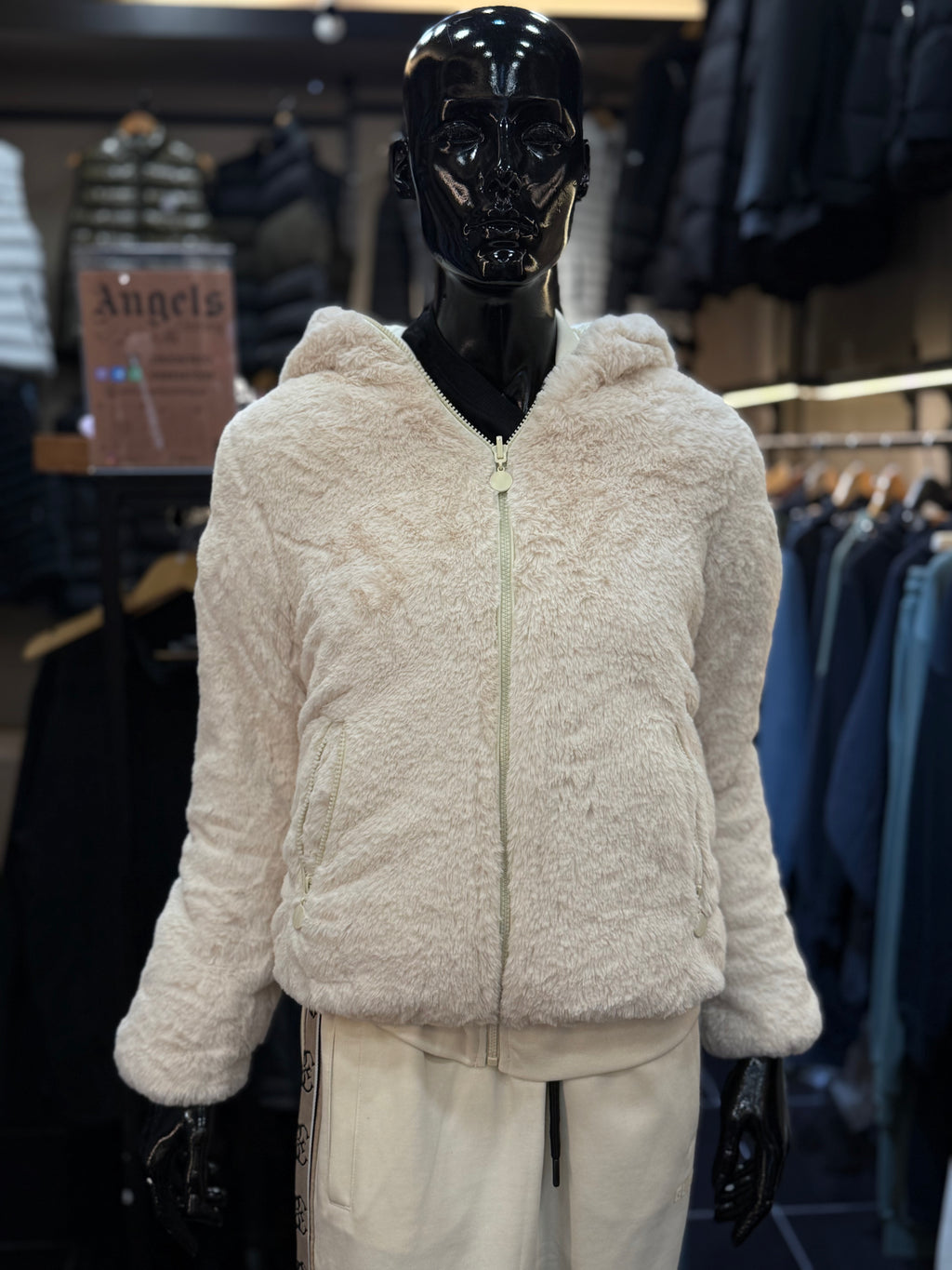 GUESS γυναικείο puffer - γουνάκι WJX-22