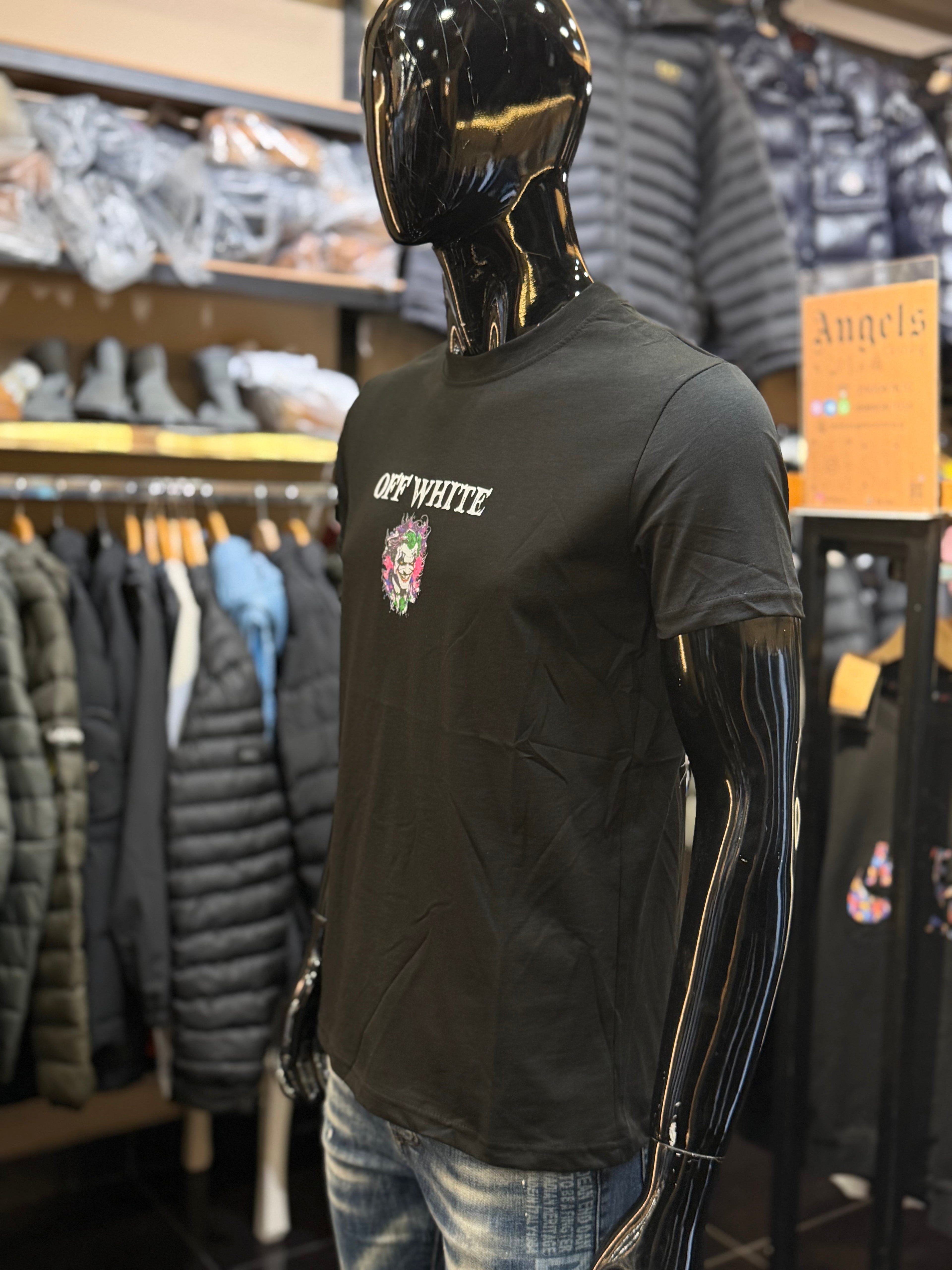 off white   T- shirt K-193